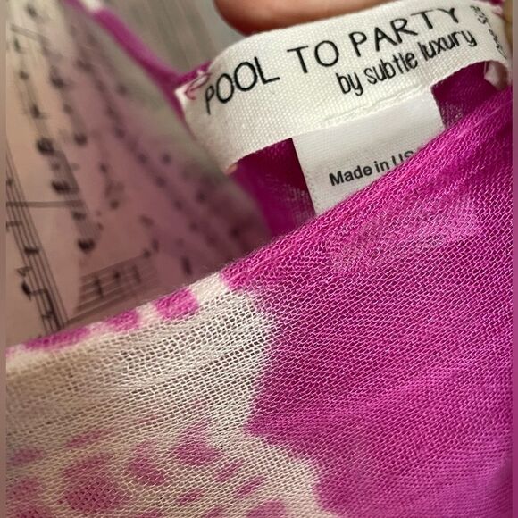 Maxi Halter Sundress Coverup Wave & Wind Tie Dye OS - Picture 7 of 8